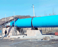 山西忻州Φ2.0x18米煤泥烘干生产现场